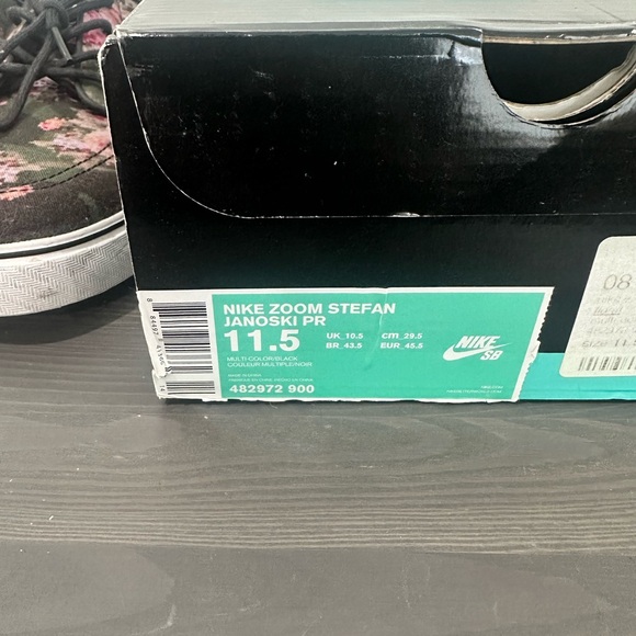 NIKE SB ZOOM STEFAN JANOSKI PR "DIGI FLORAL" MULTI COLOR-BLACK SZ 11.5 - Picture 11 of 12